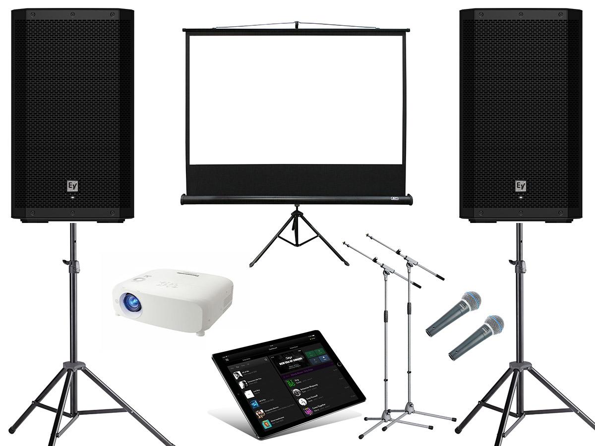 Karaokepaket + projektorpaket