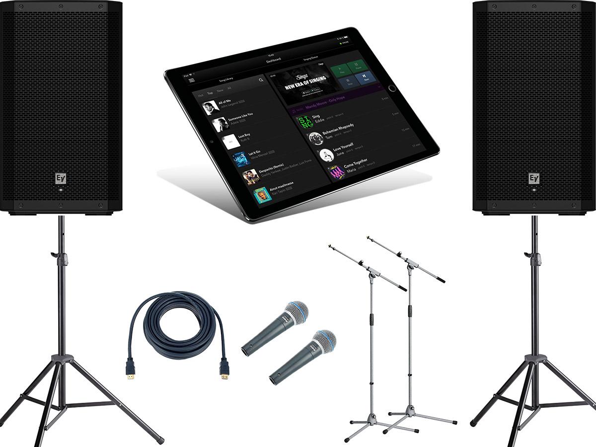 Karaokepaket för storbild